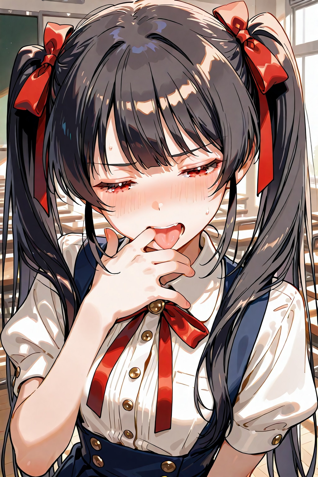 ひはをみへろはんてへんはい！(舌を見せろなんて変態！)_20260401 | の人気AIイラスト・グラビア