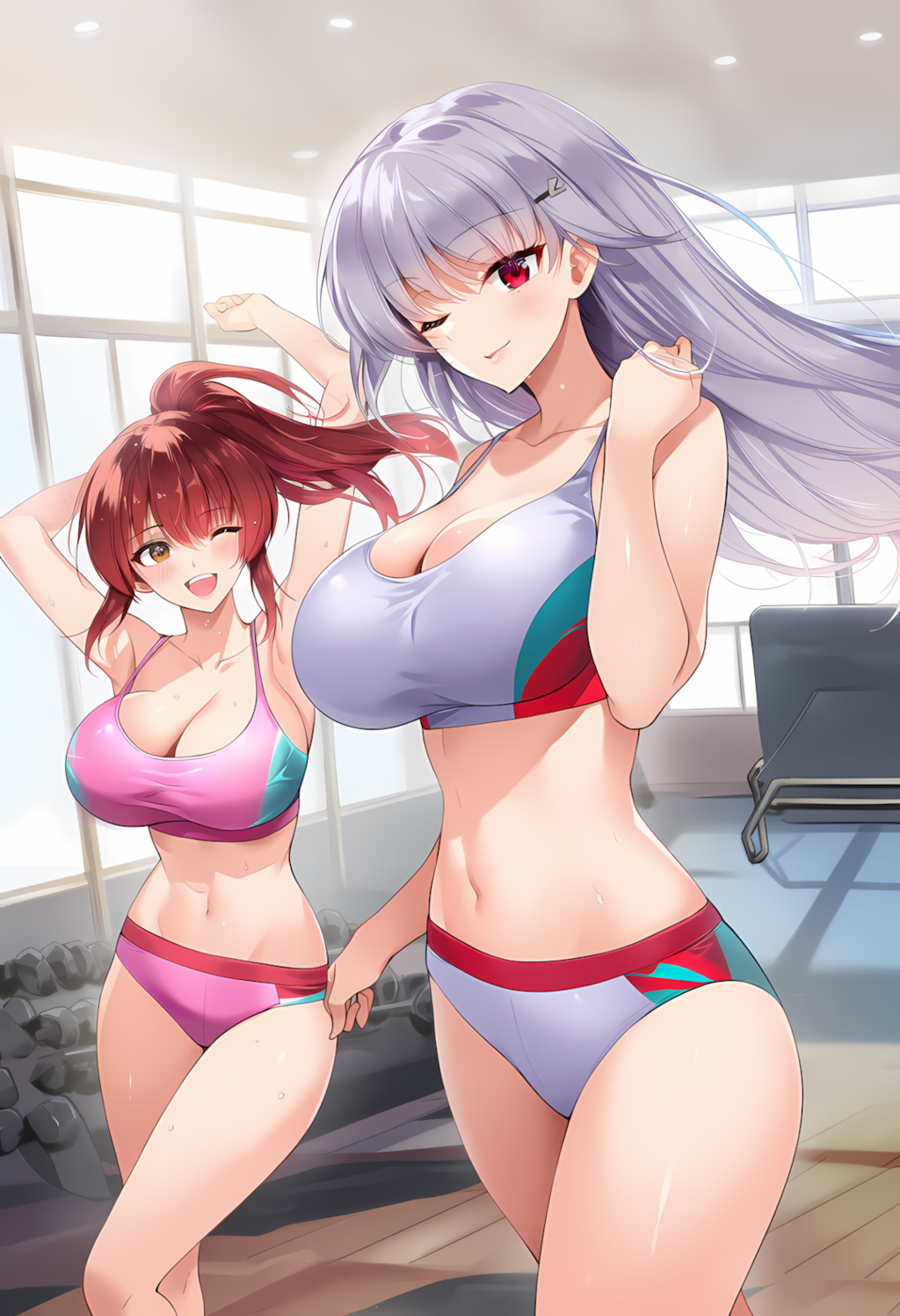 ノノカ＆ミレナのトレーニングチャレンジ💪🏋️‍♀️