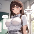 教室でパンツをワザと見せる幼馴染ちゃん 3枚目
