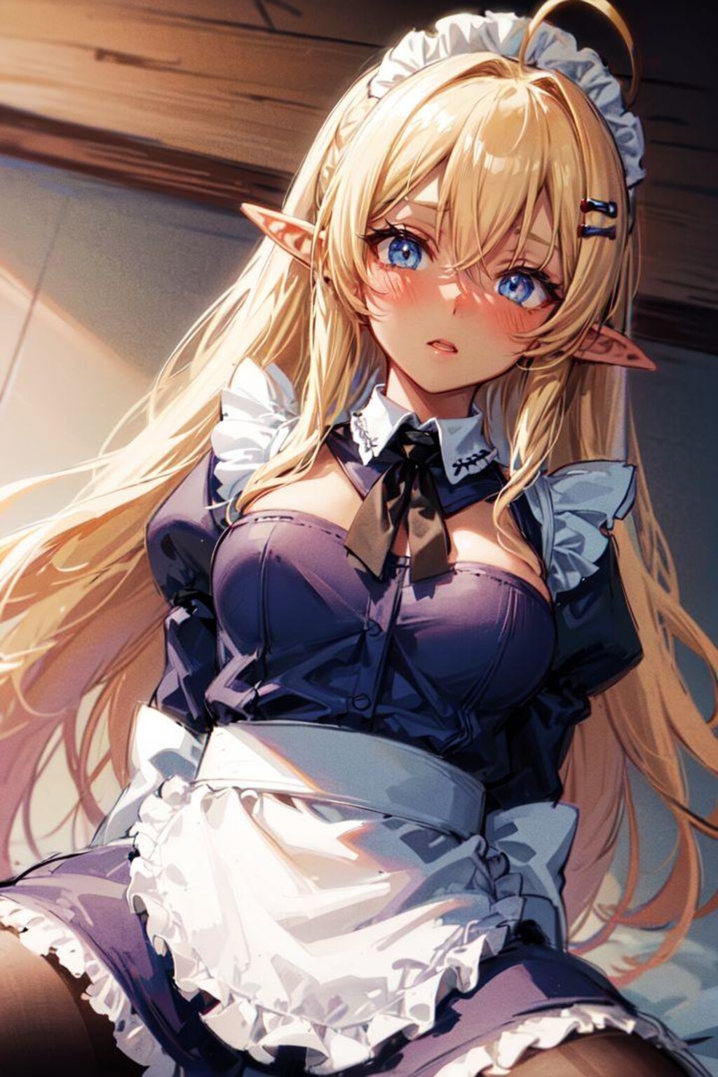 褐色メイドエルフさん