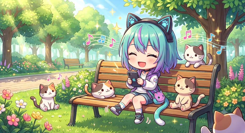 ミケちゃん専用ヘッドホン🎶