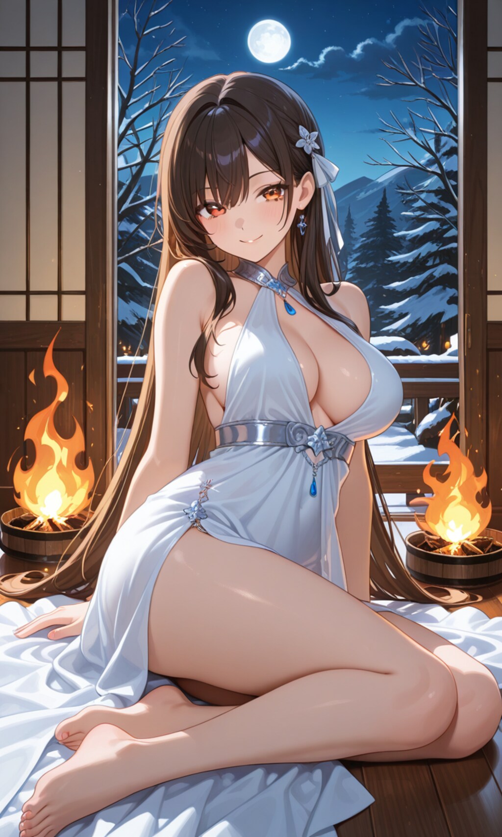 炎と素足の魅惑