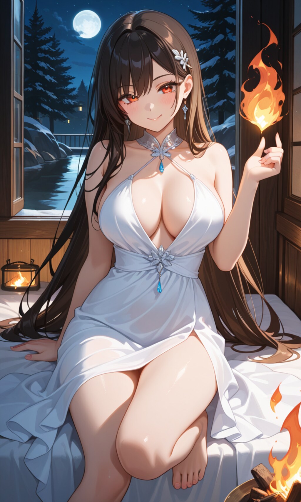 炎と素足の魅惑
