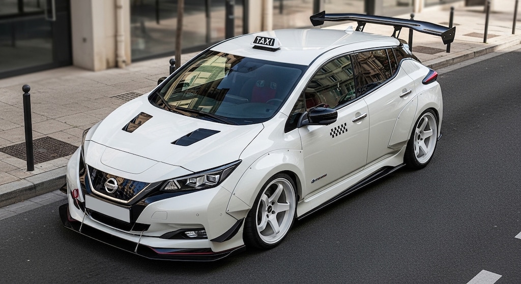 リーフタクシーのドリ車