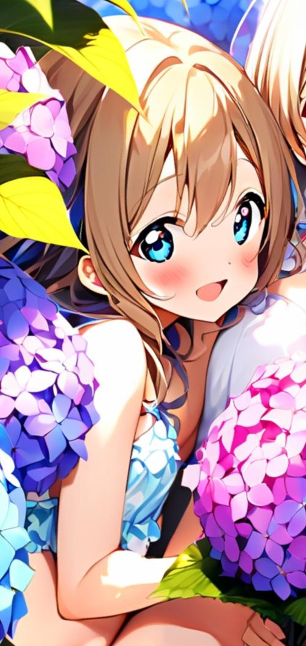 『今度は私たちがオニだね～♪』～あじさいカーテン2～（水着コレクション）