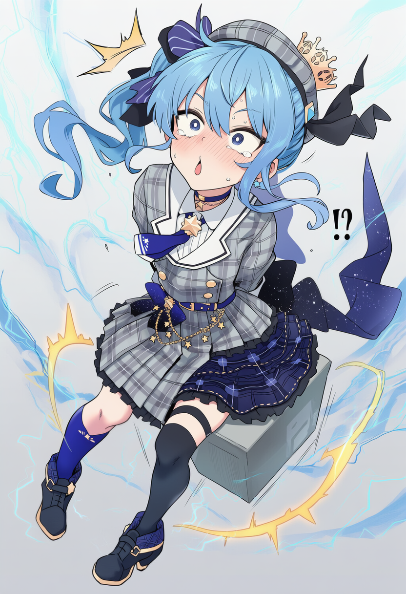 おしりに電撃を受けるすいちゃん | の人気AIイラスト・グラビア