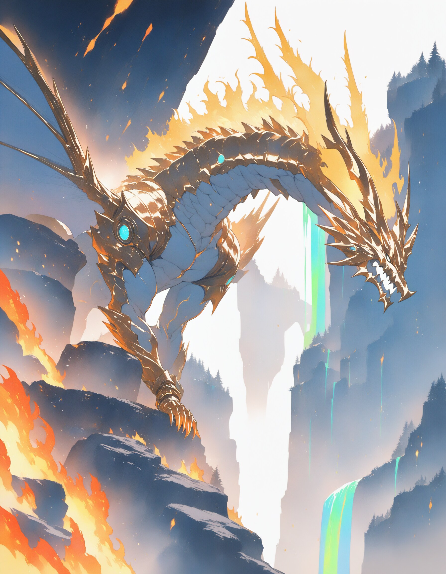 谷の炎竜XL | の人気AIイラスト・グラビア