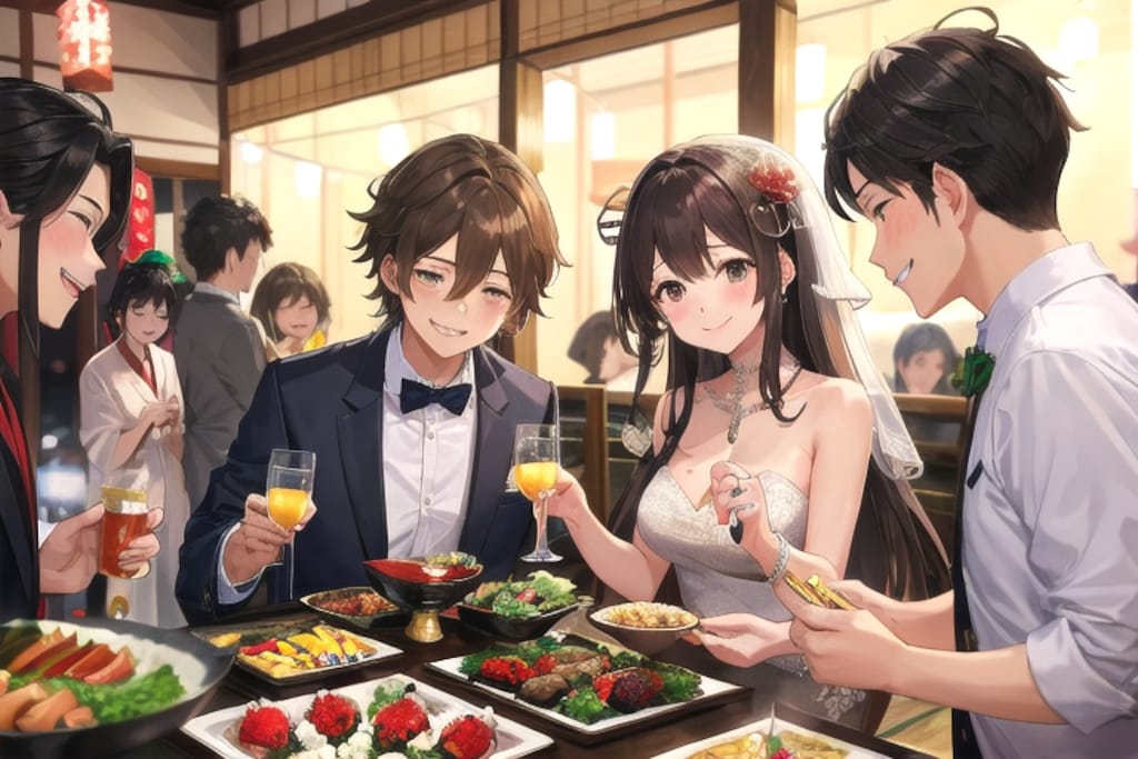 居酒屋で二次会