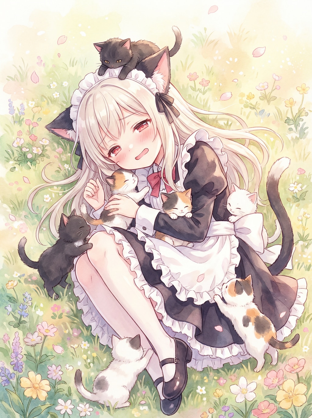 寝かせてくれない子猫たち