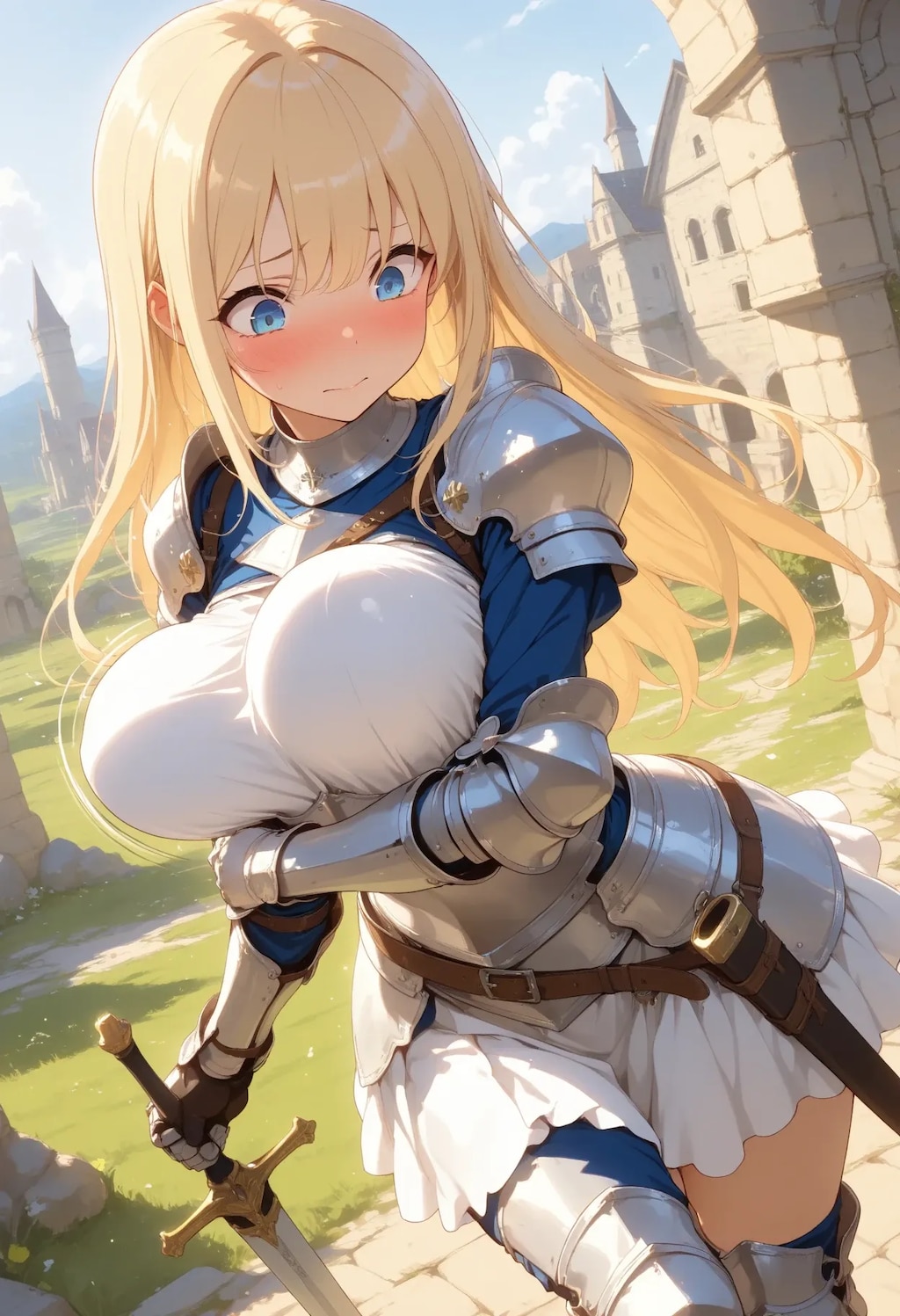 恥ずかしい美少女騎士ちゃん💓