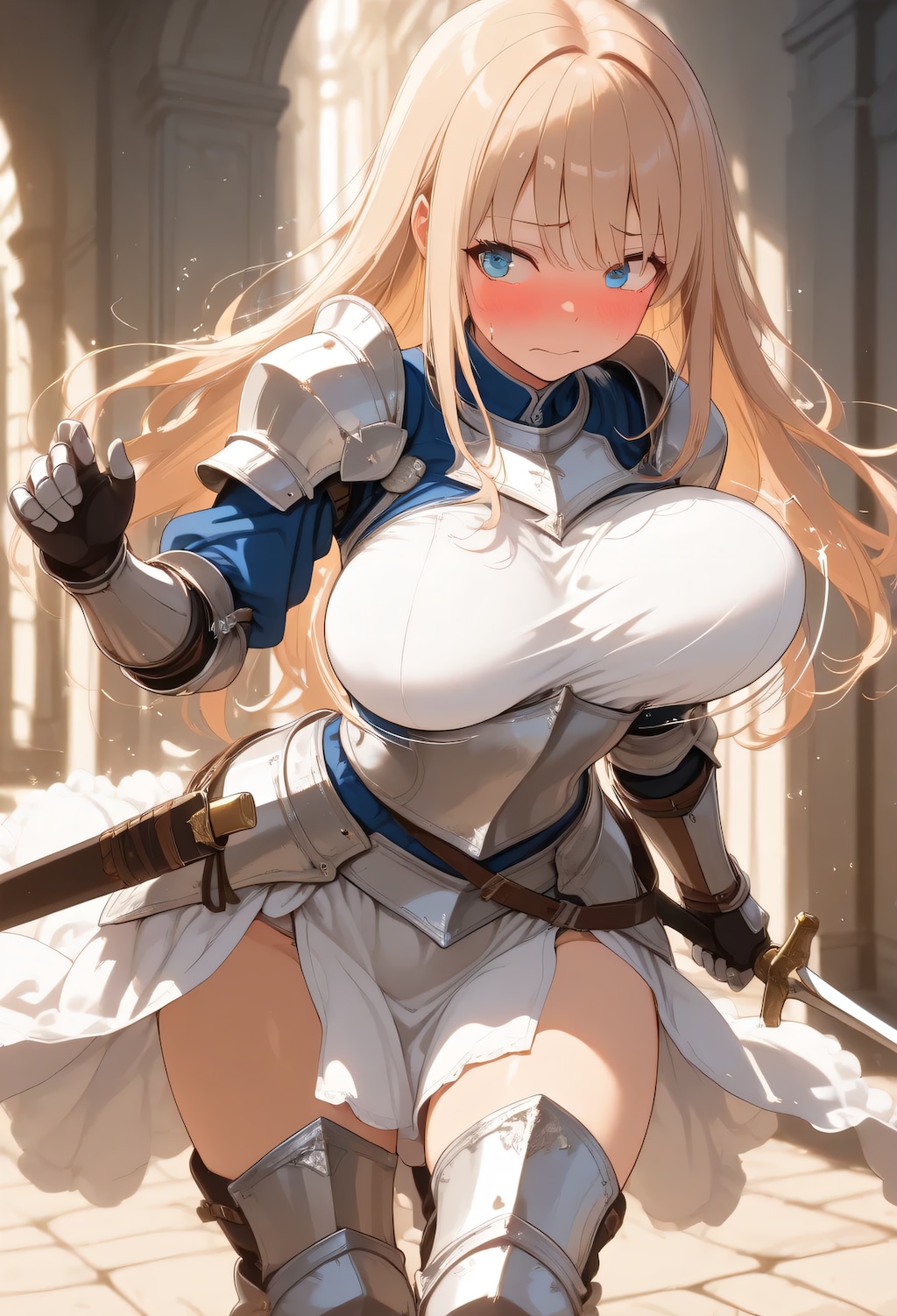 恥ずかしい美少女騎士ちゃん💓