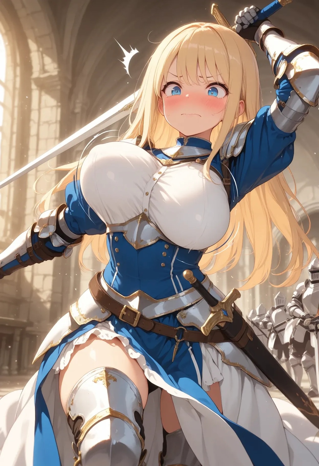 恥ずかしい美少女騎士ちゃん💓