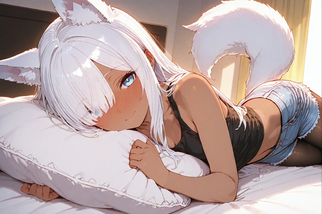 お昼寝狐娘・次女