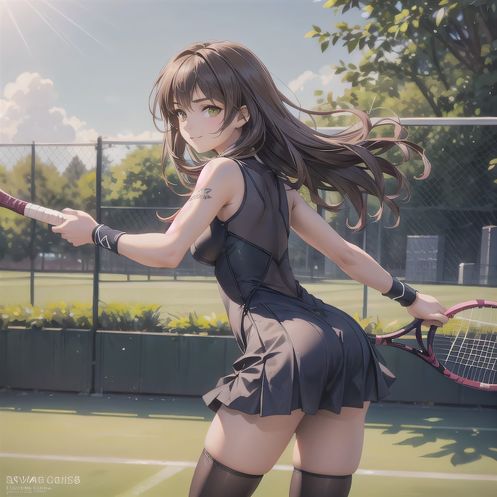 茶髪ロングの少女２