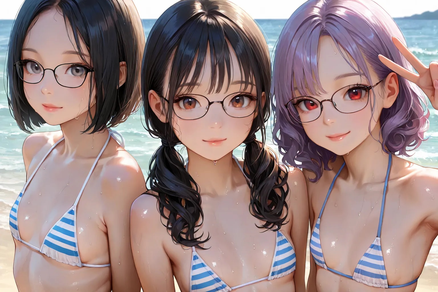 メガネフラット・真夏のマイクロビッキーニ