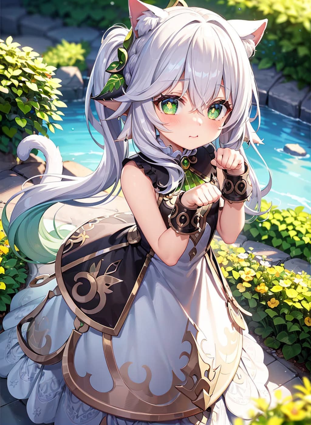 猫真似ナヒーダ