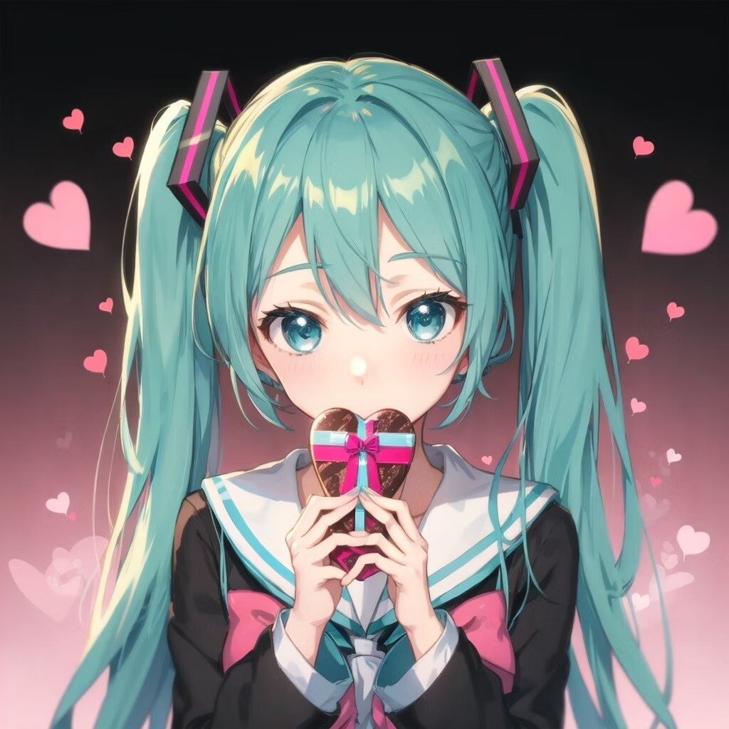 チョコ🍫ミク | の人気AIイラスト・グラビア