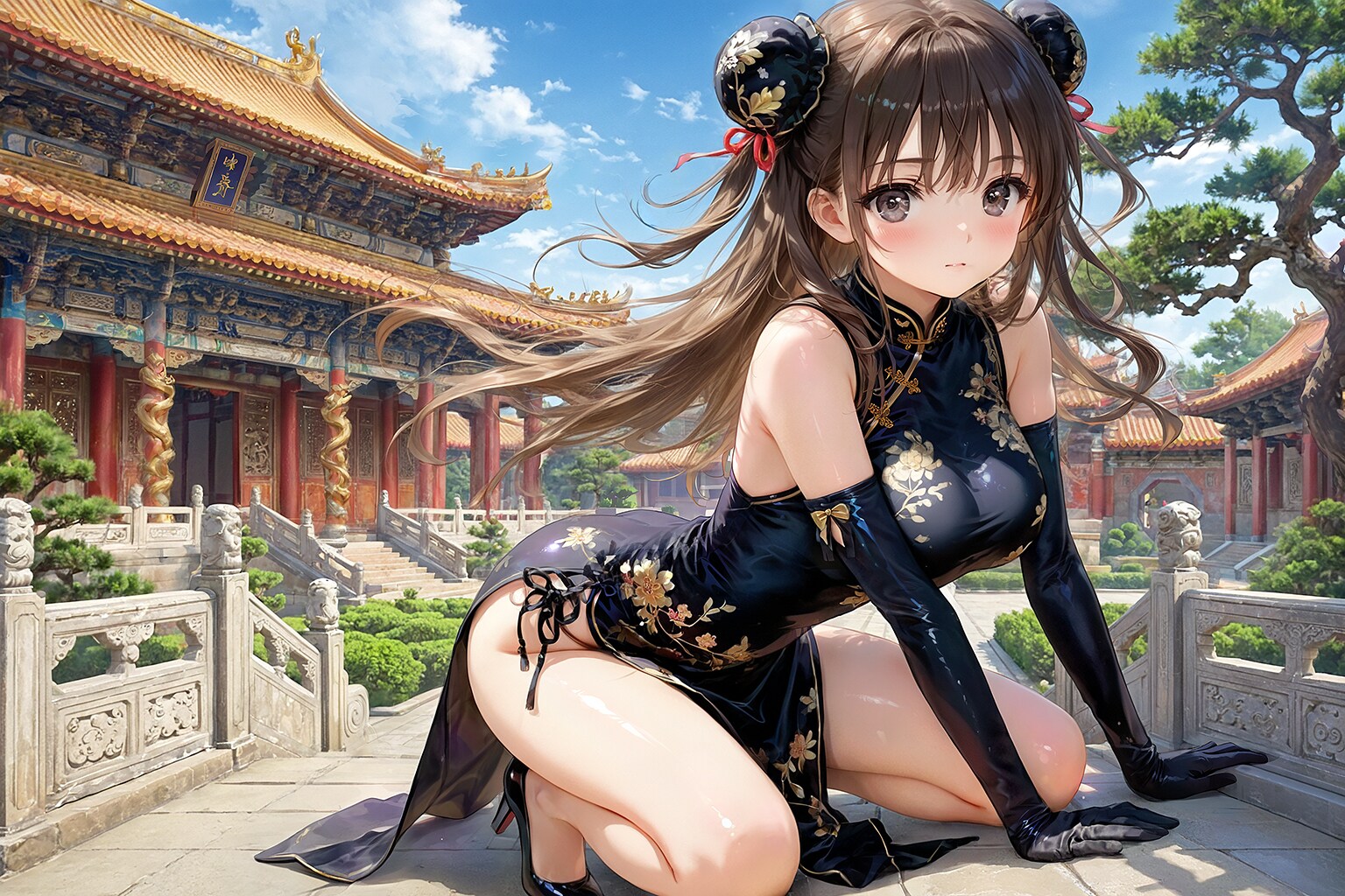 メイリン in 紫禁城