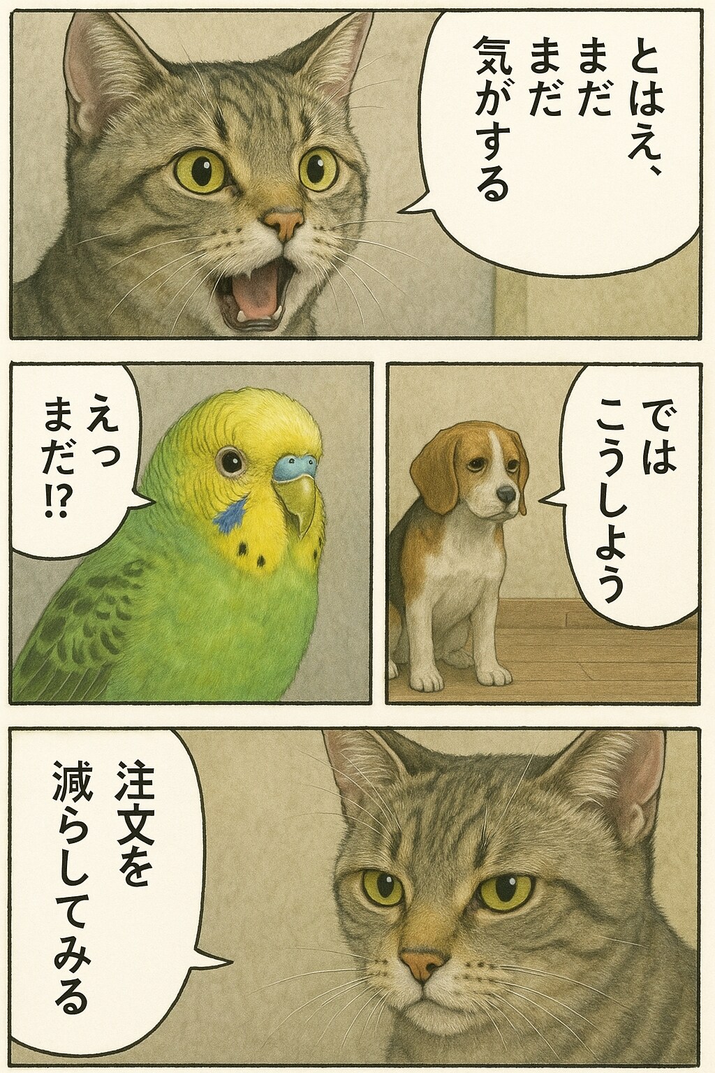いぬとねこといんこ3