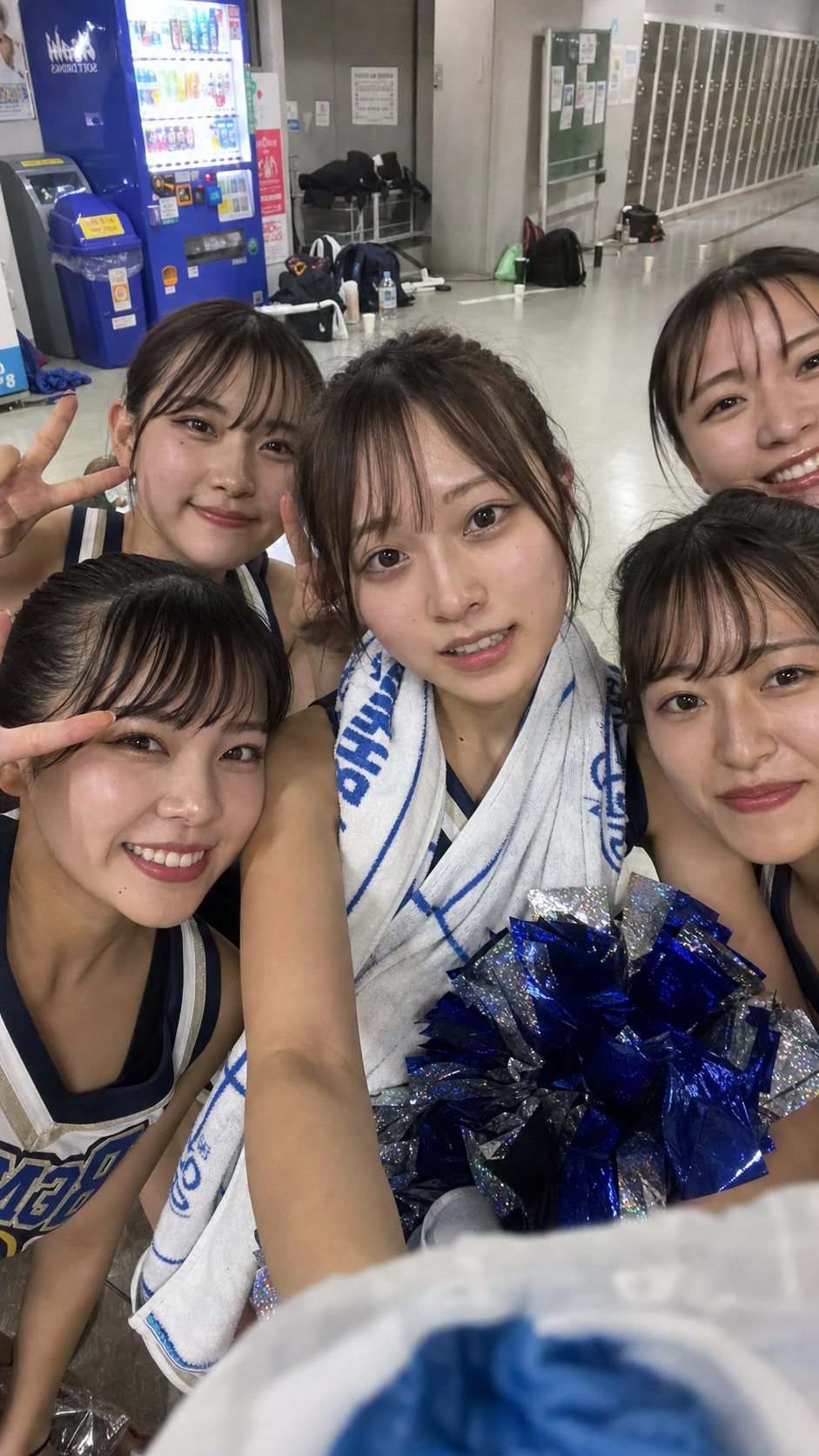 Blue Glitter and Friendship