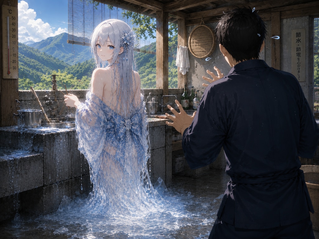 新キャラの雪女ちゃん