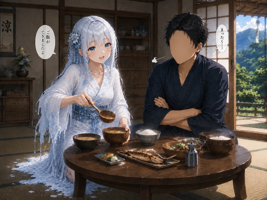 新キャラの雪女ちゃん