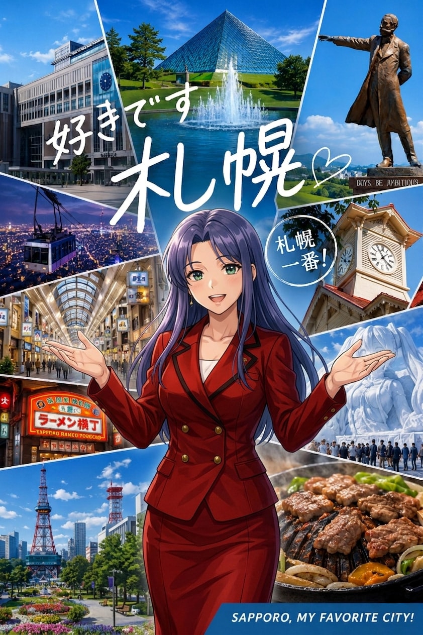 札幌の魅力満載ポスター