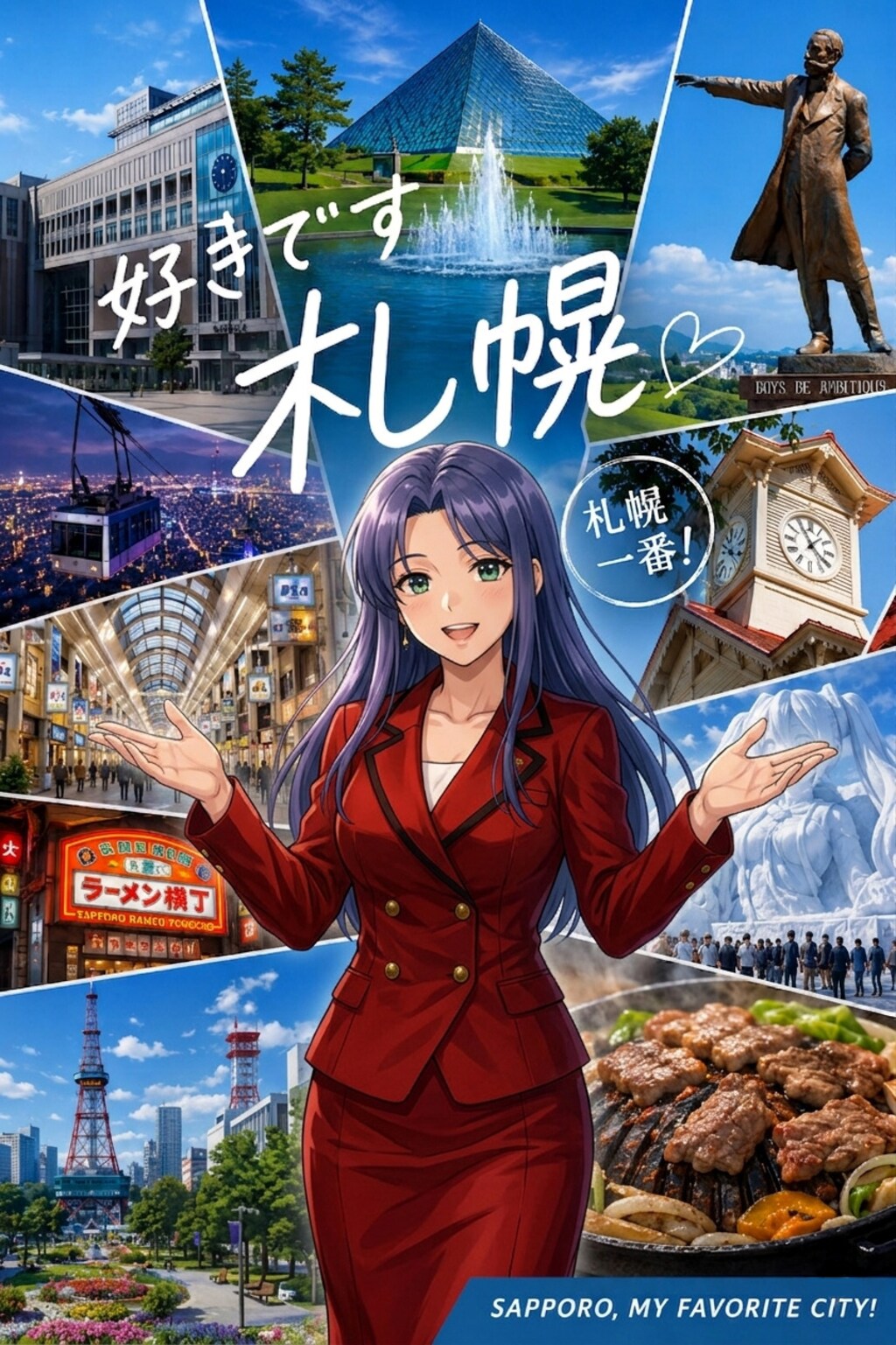 札幌の魅力満載ポスター