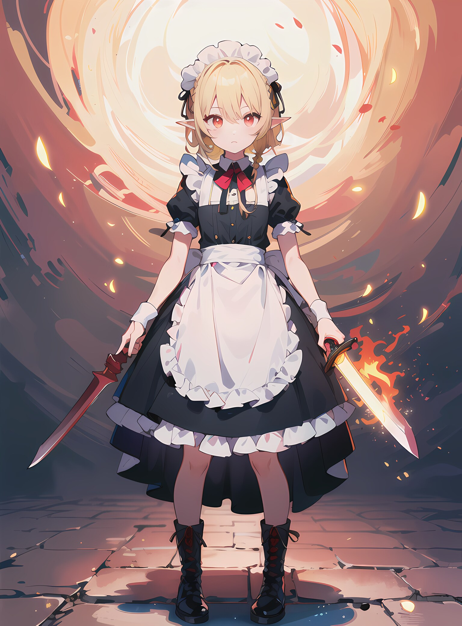 二刀流メイドちゃん