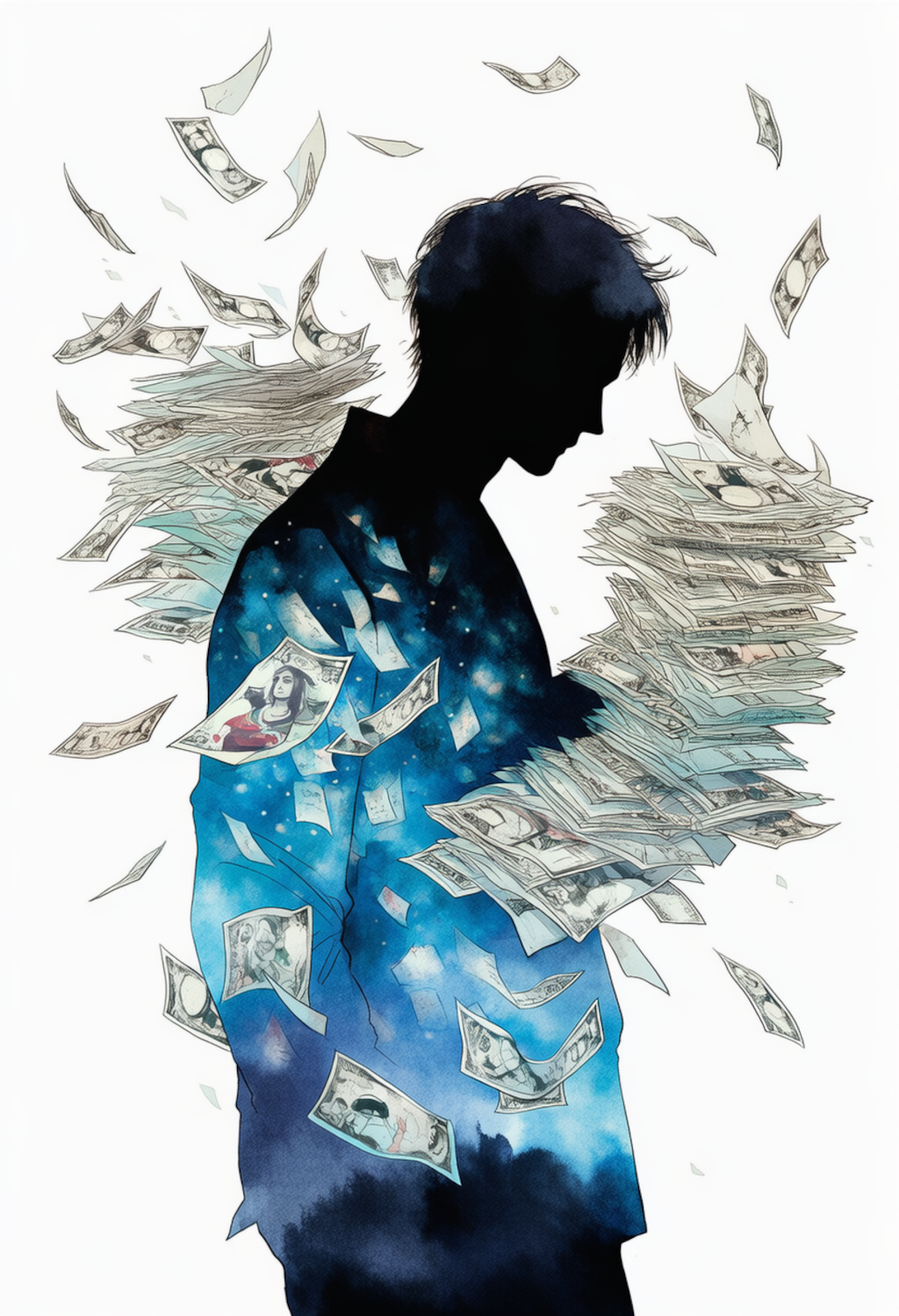 宙(ギャンブル)に消える札束