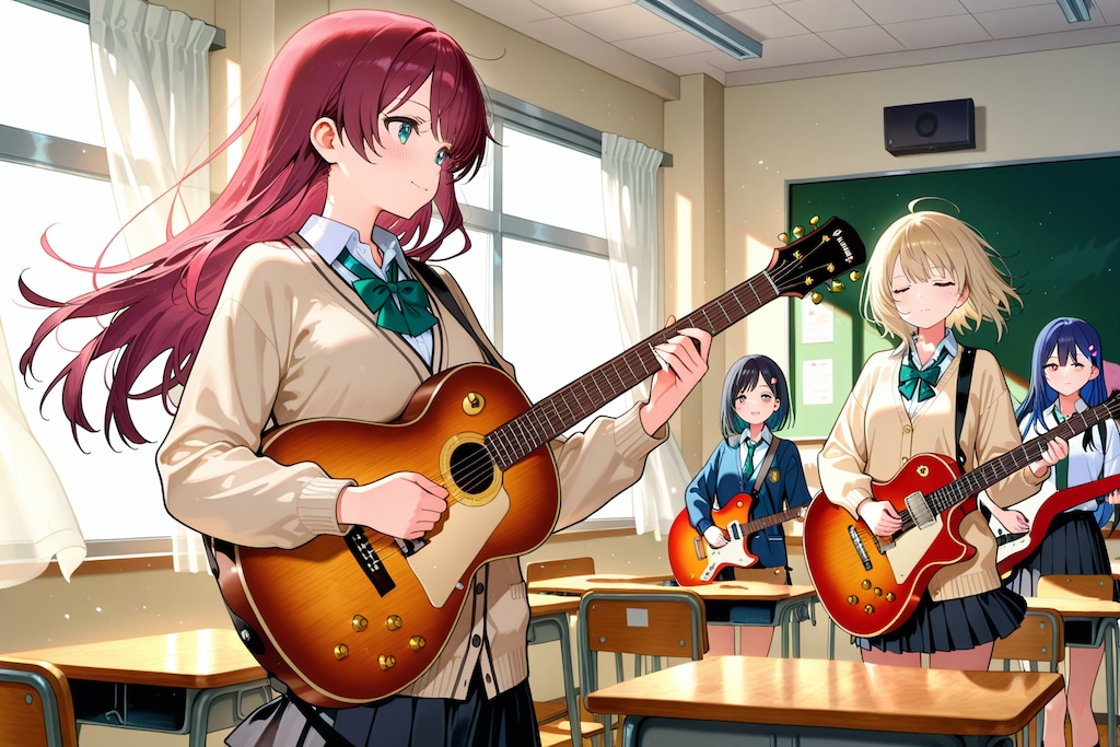 私立聖寧女学院軽音部