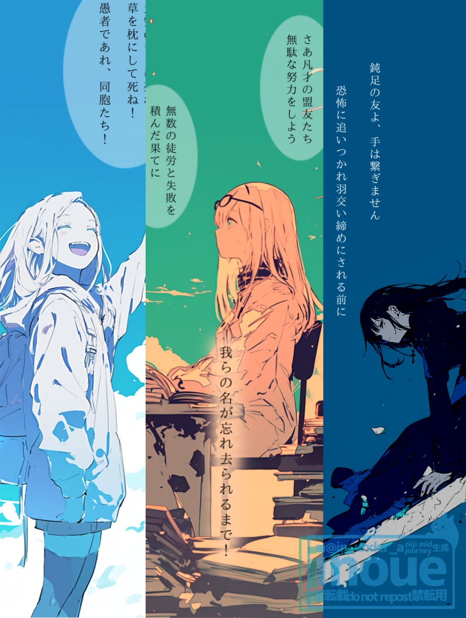 各勢力ポエム | の人気AIイラスト・グラビア