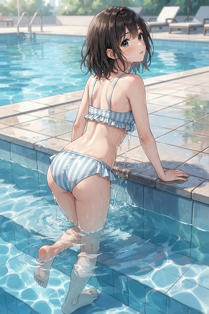 元幼馴染とプール
