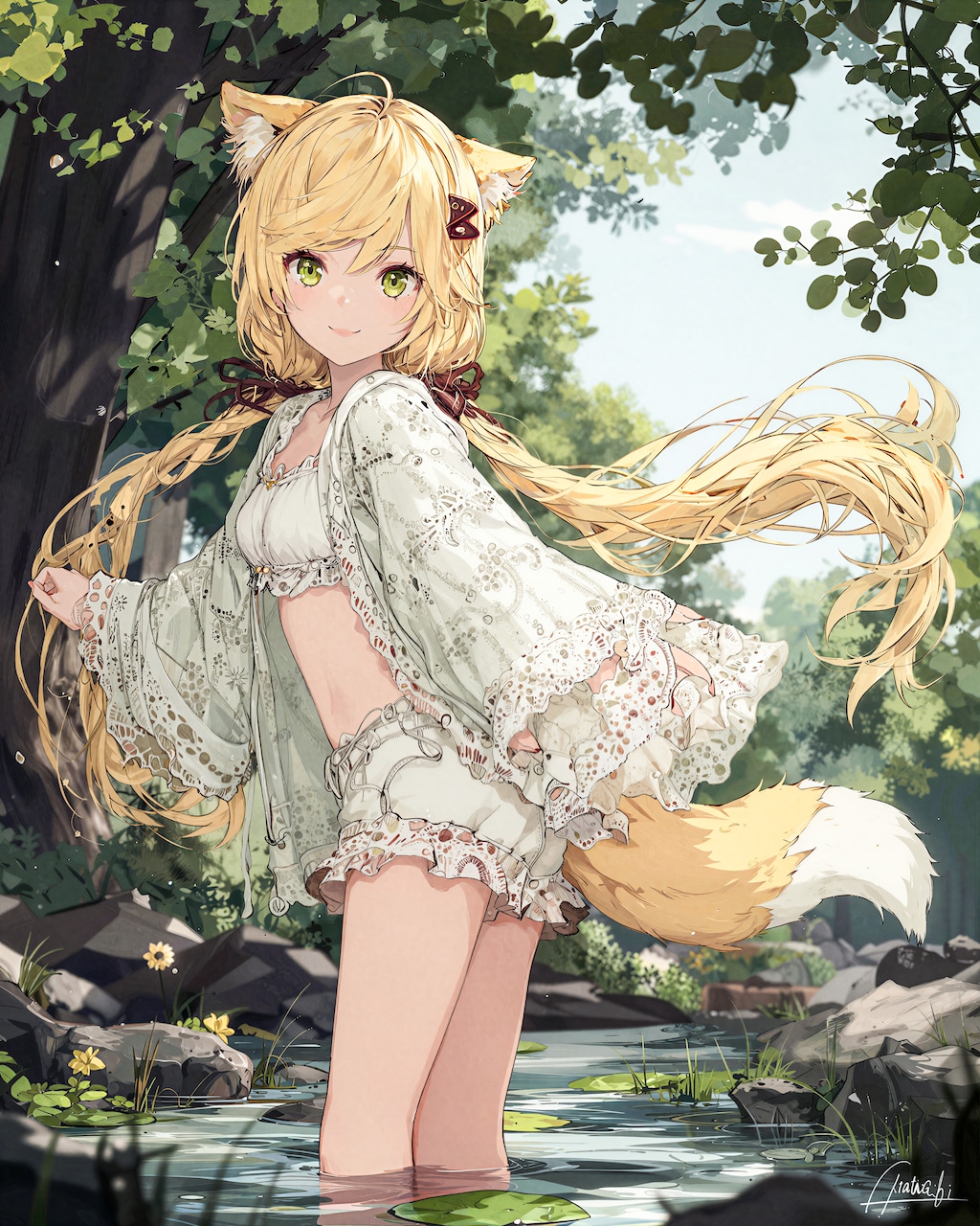 こもれびと、しっぽと