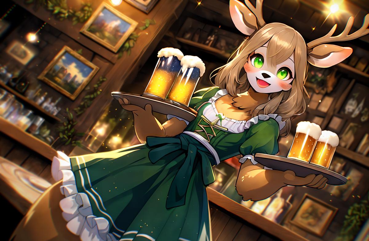 酒場の看板娘