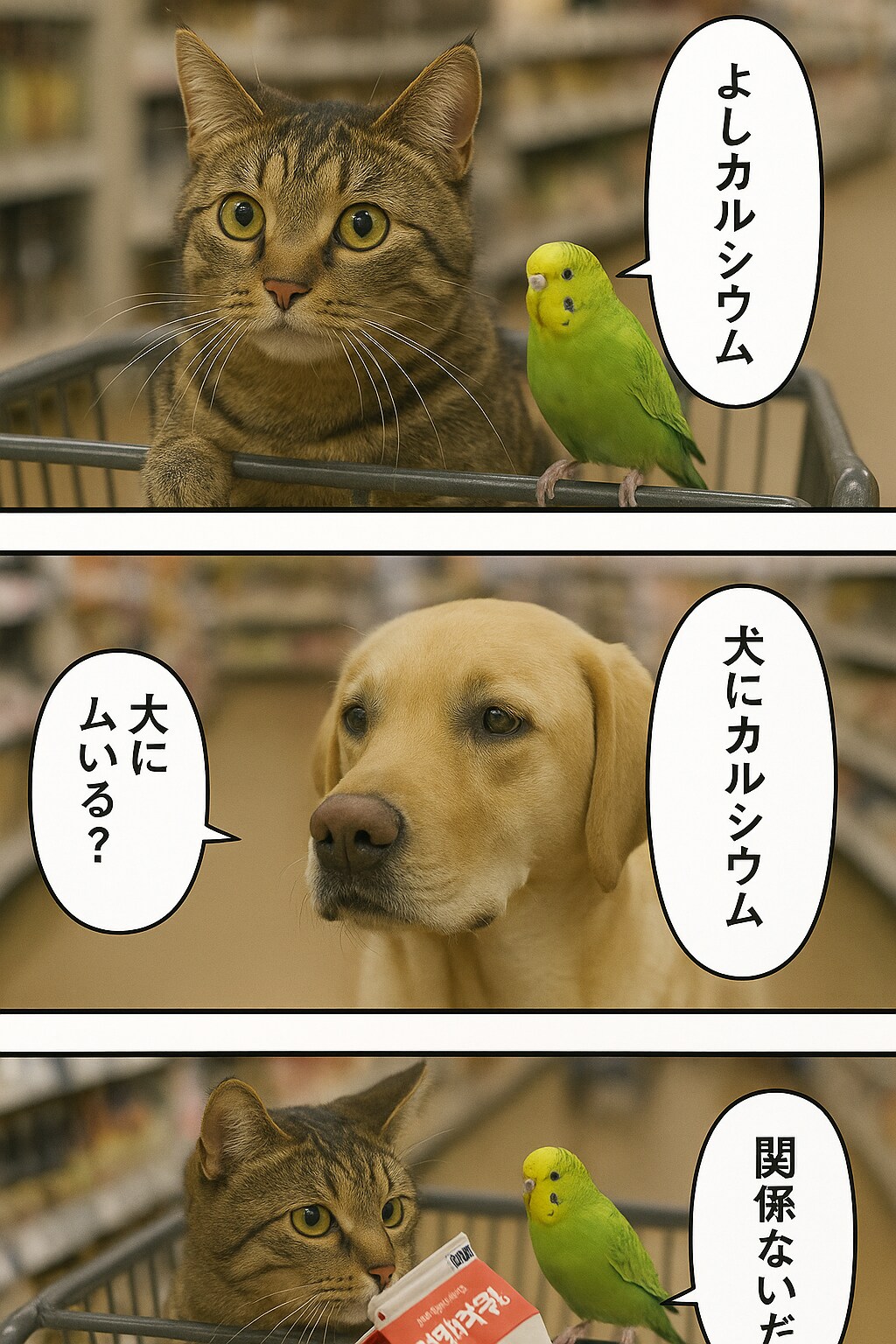 いぬとねこといんこ16