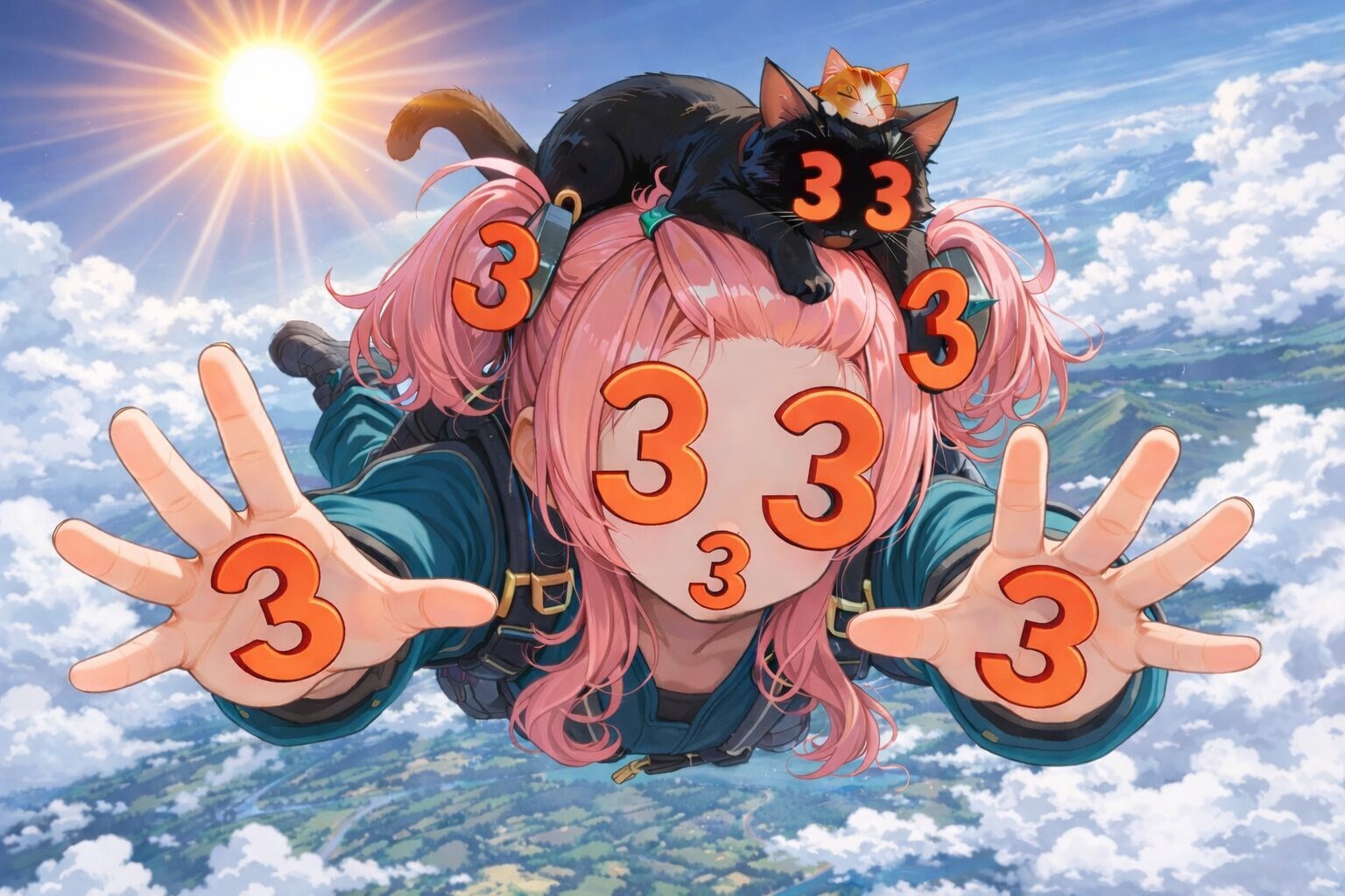 スカイダイビング