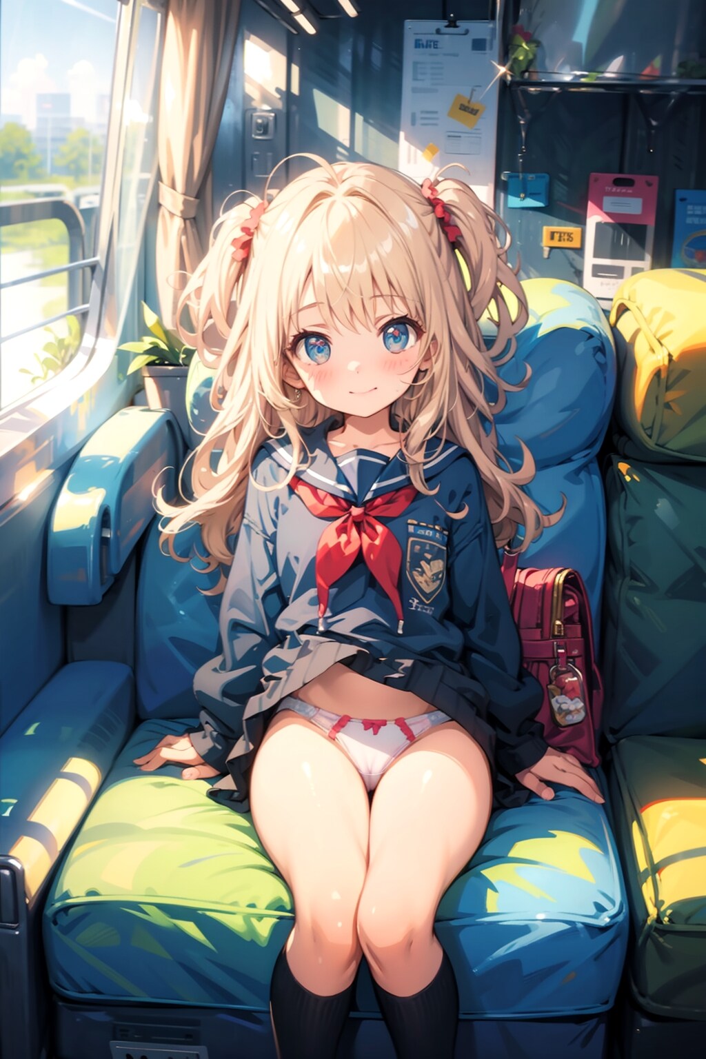 いつもの通学風景