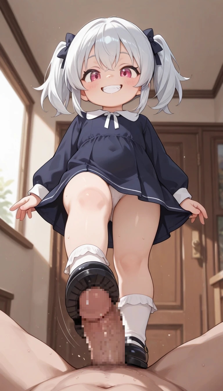 ロリパンツで勃起しちゃうロリコンさんはお仕置DEATH☆