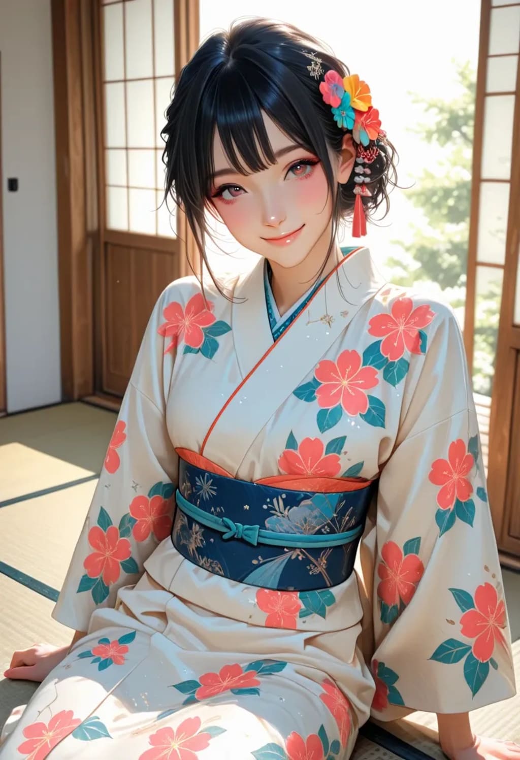 和風の美少女、超可愛い(*´∇｀*)✨