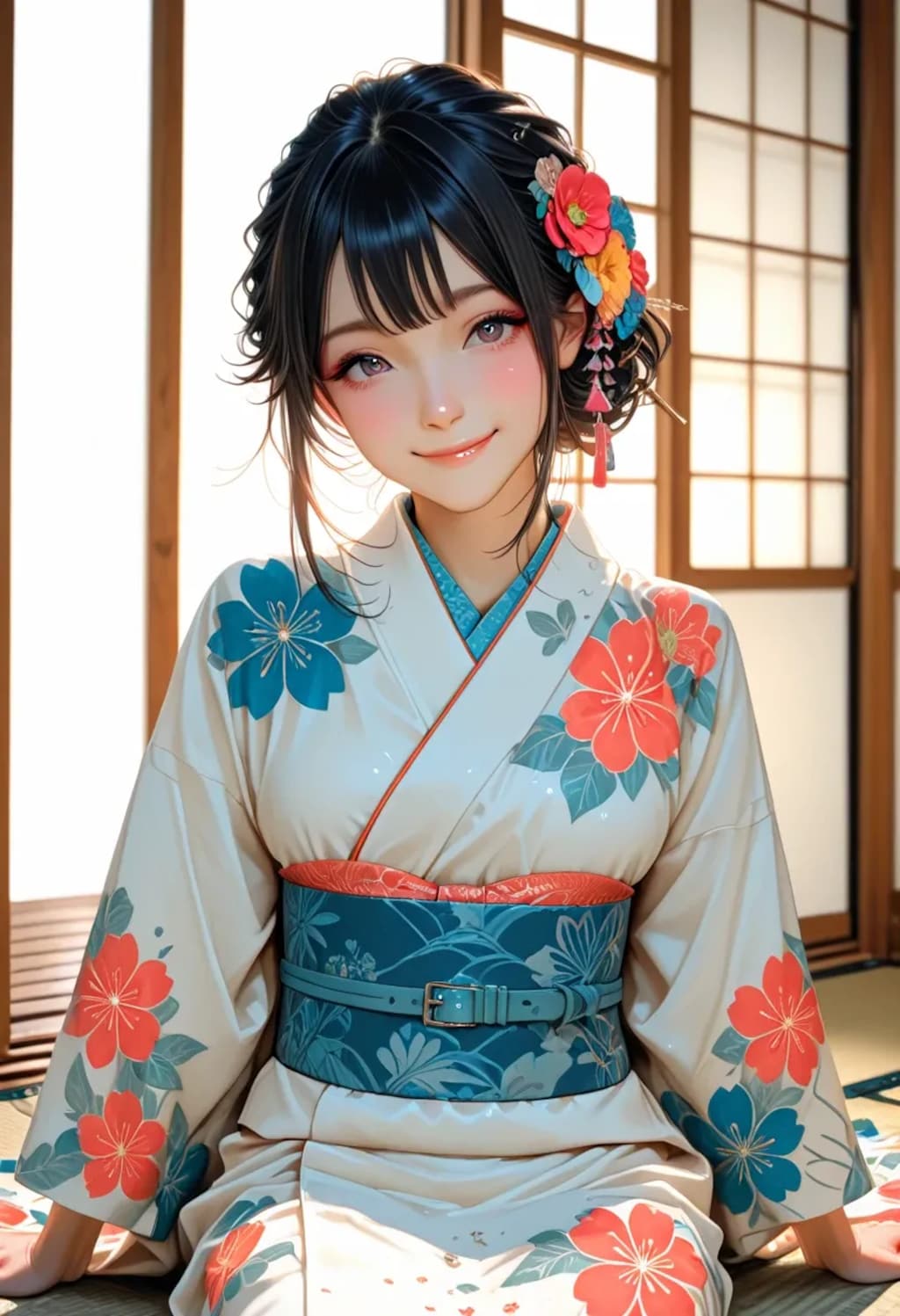 和風の美少女、超可愛い(*´∇｀*)✨