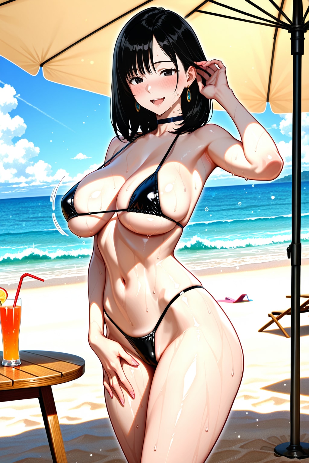 マイクロビキニ詩織ママン