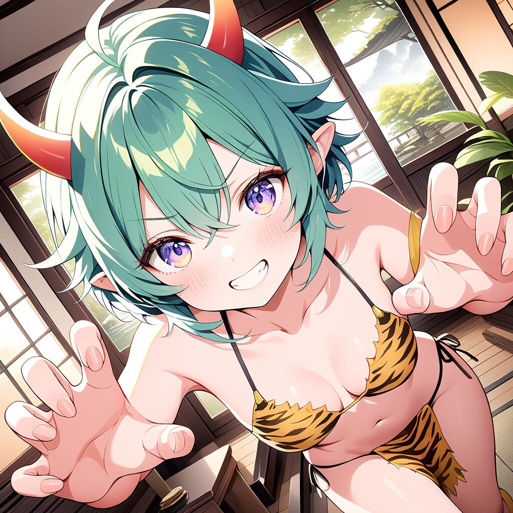 節分エルフ娘