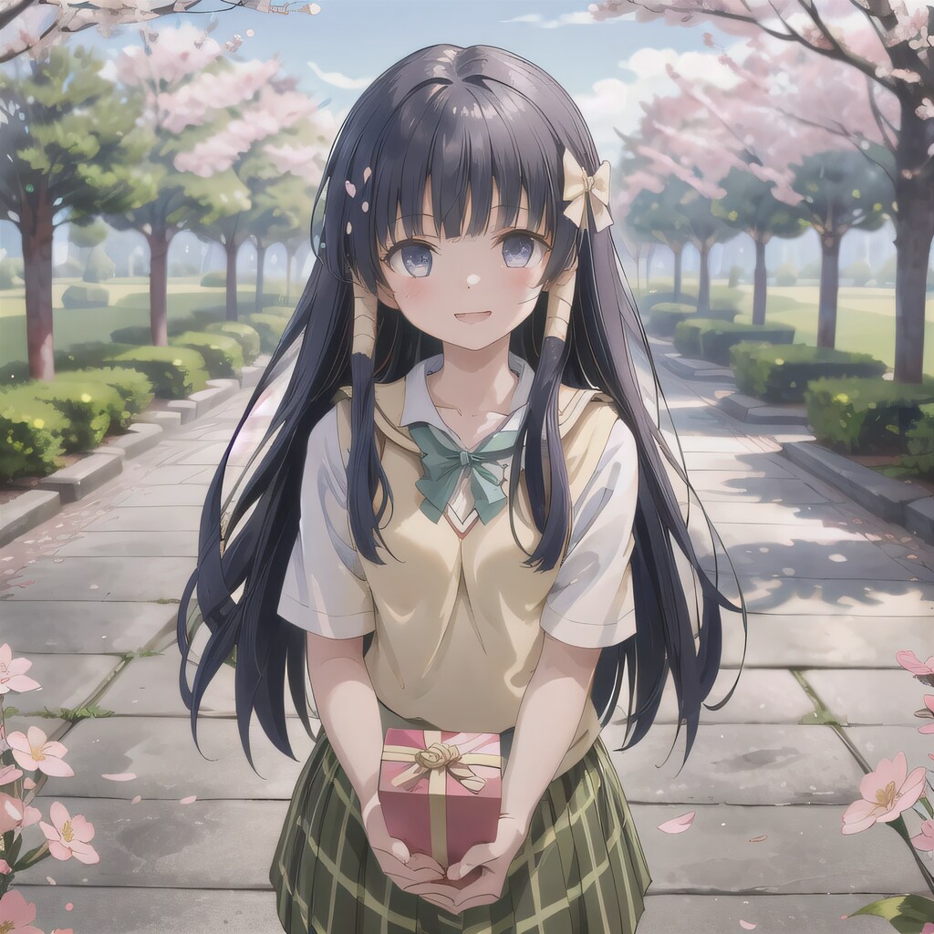 黒髪ロングでセーラー服の少女４７