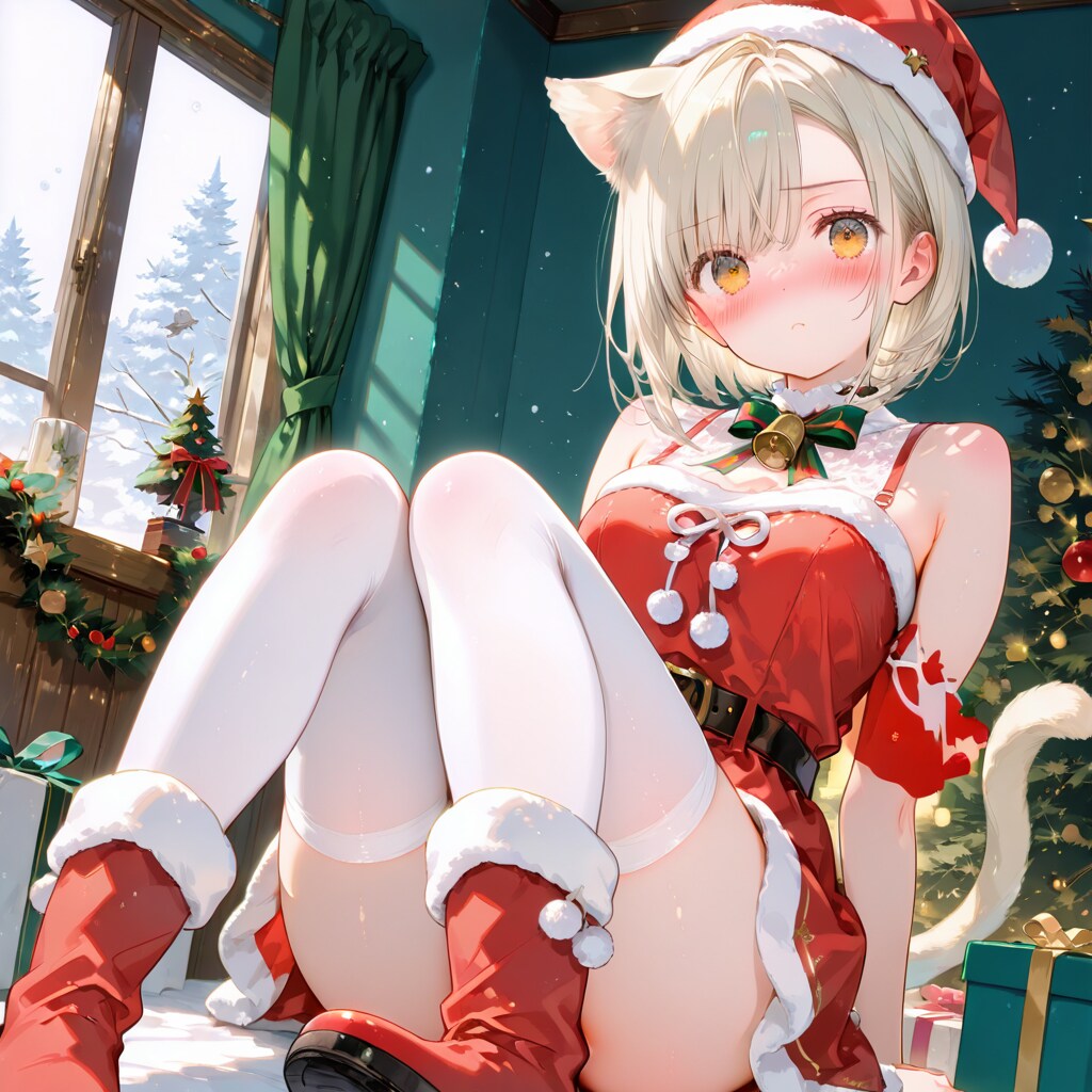 猫娘サンタコス
