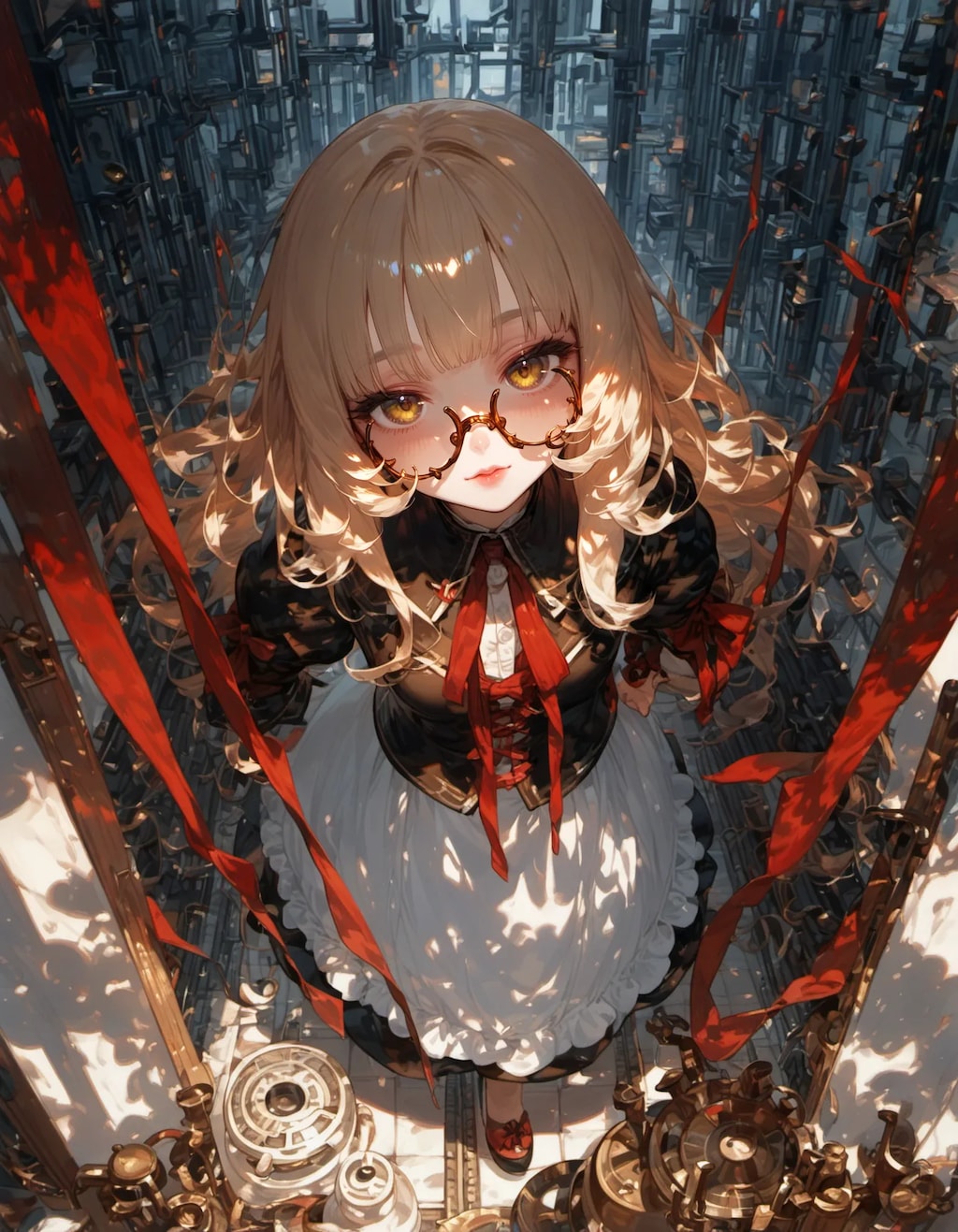 Glasses and Golden Eyes