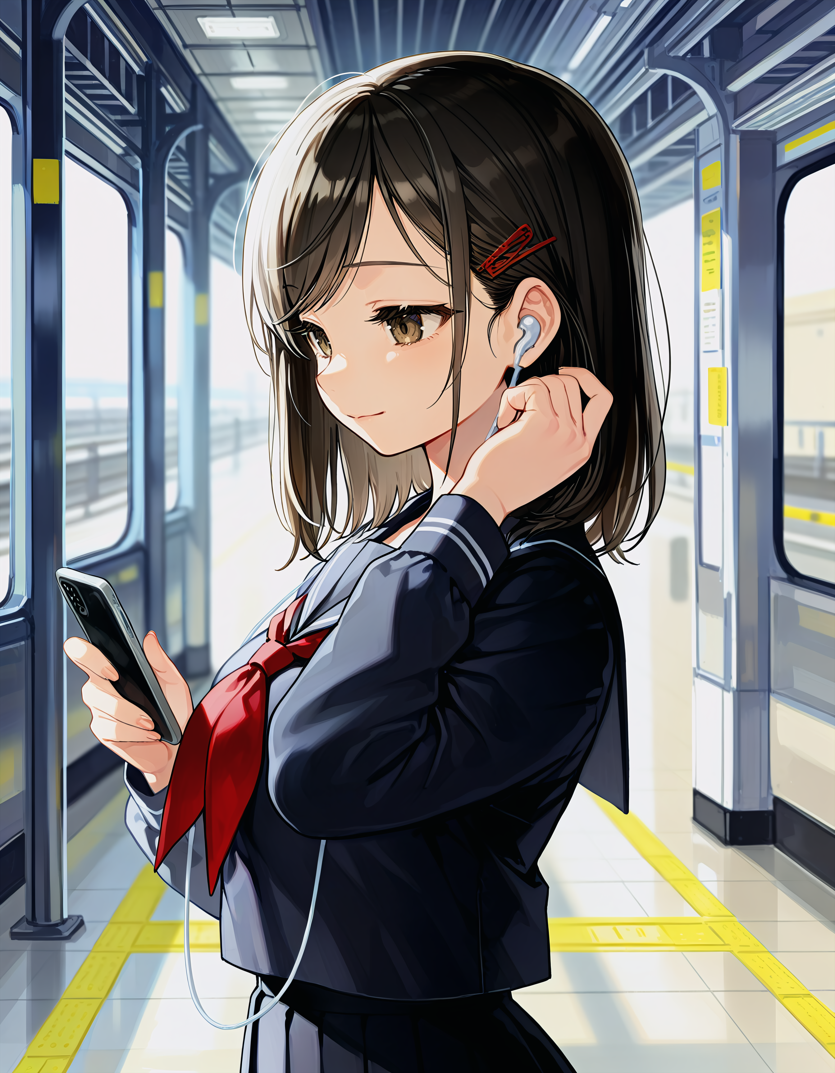 駅で見かけるあの子
