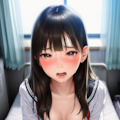 騎乗位女子高生 4枚目
