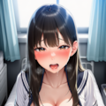騎乗位女子高生 6枚目