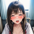 騎乗位女子高生 5枚目